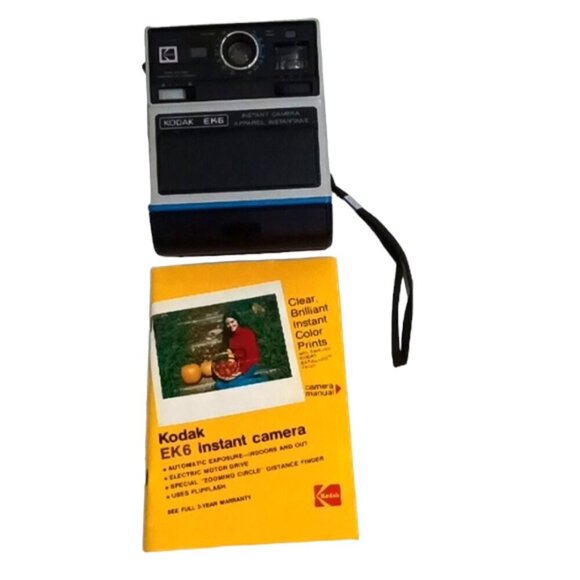Vintage Kodak EK6 Instant Camera, Appareil Instantane, Original Box &‎ Manual - Picture 3 of 12